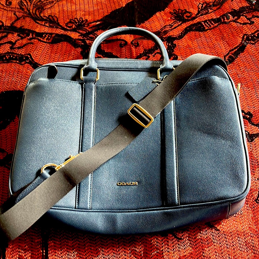 Coach cross body option laptop carrier